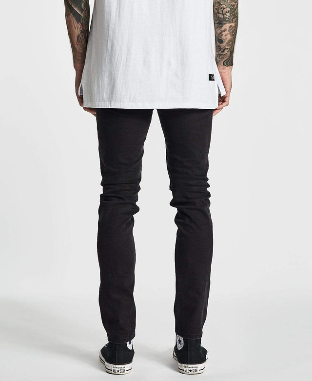 Sushi Radio Outlaw Skinny Jean Destroyed Black