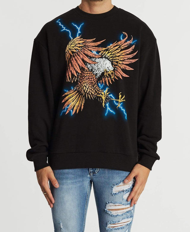 Sushi Radio Power Relaxed Jumper Jet Black