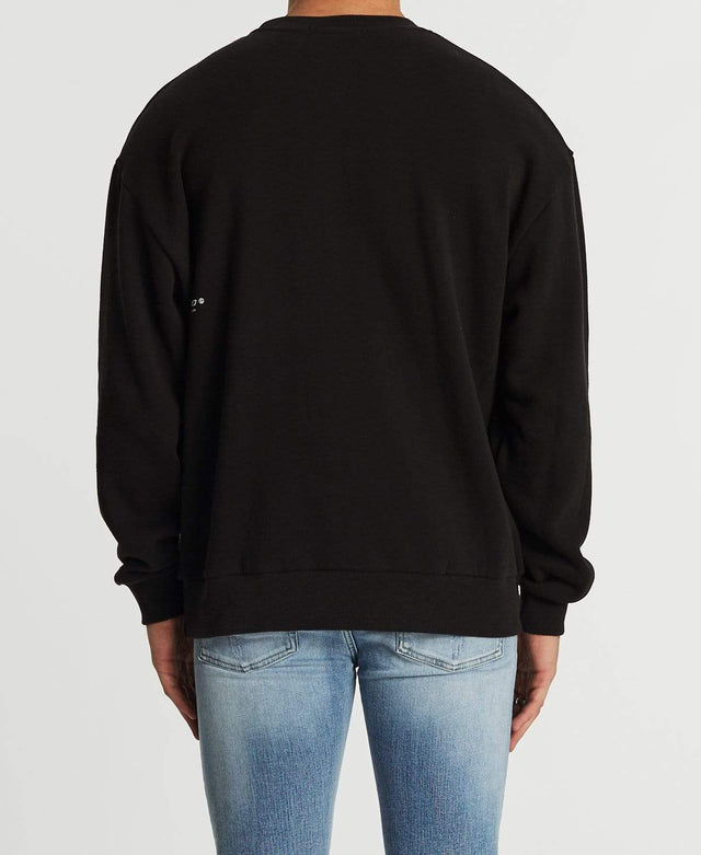 Sushi Radio Power Relaxed Jumper Jet Black