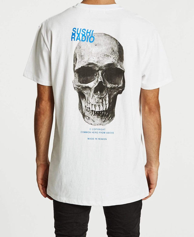 Sushi Radio Rest in Peace Relaxed T-Shirt White