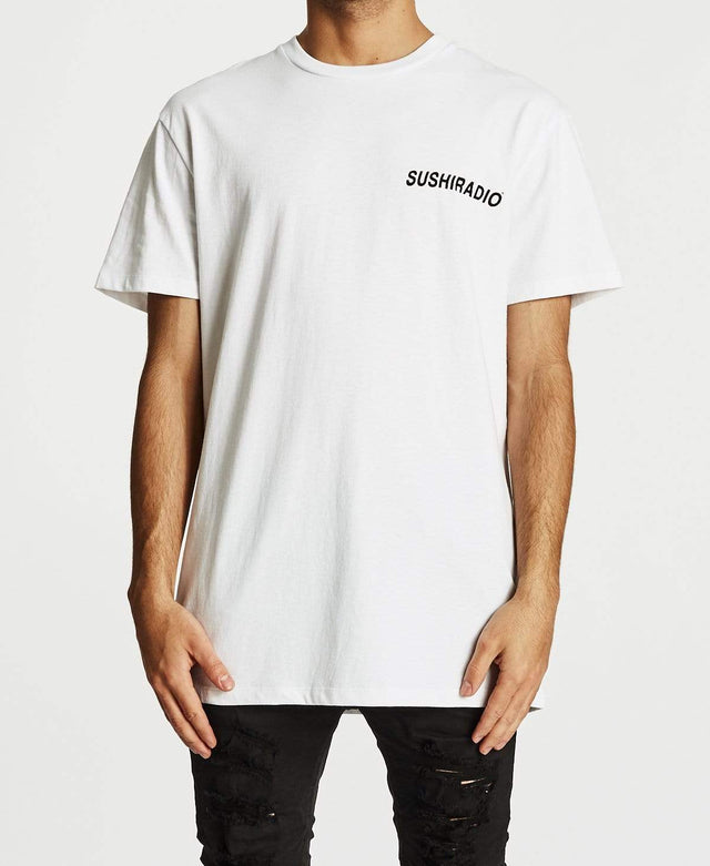 Sushi Radio Rest in Peace Relaxed T-Shirt White