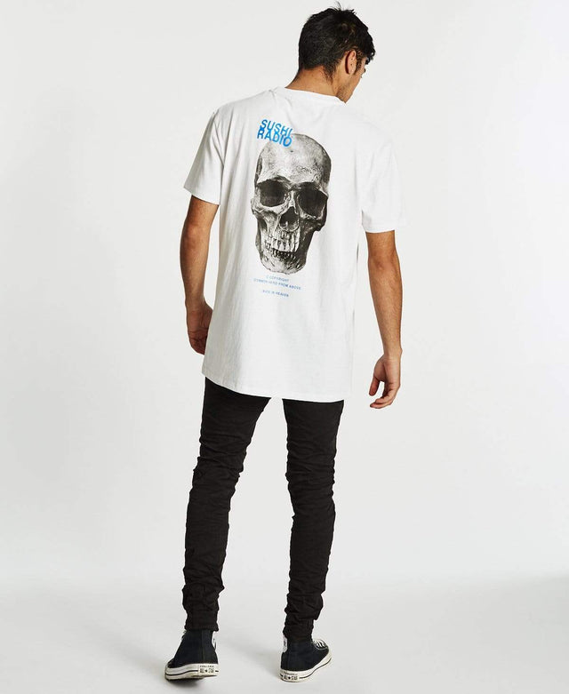 Sushi Radio Rest in Peace Relaxed T-Shirt White