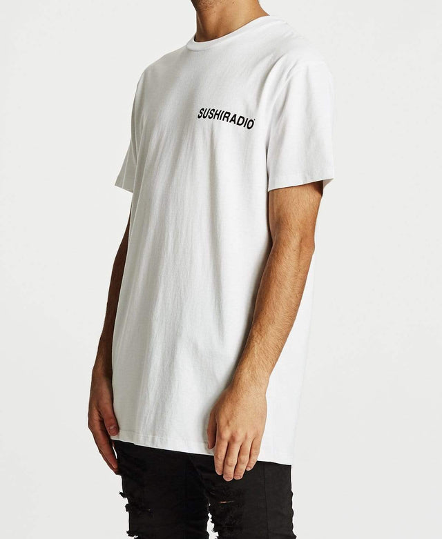 Sushi Radio Rest in Peace Relaxed T-Shirt White