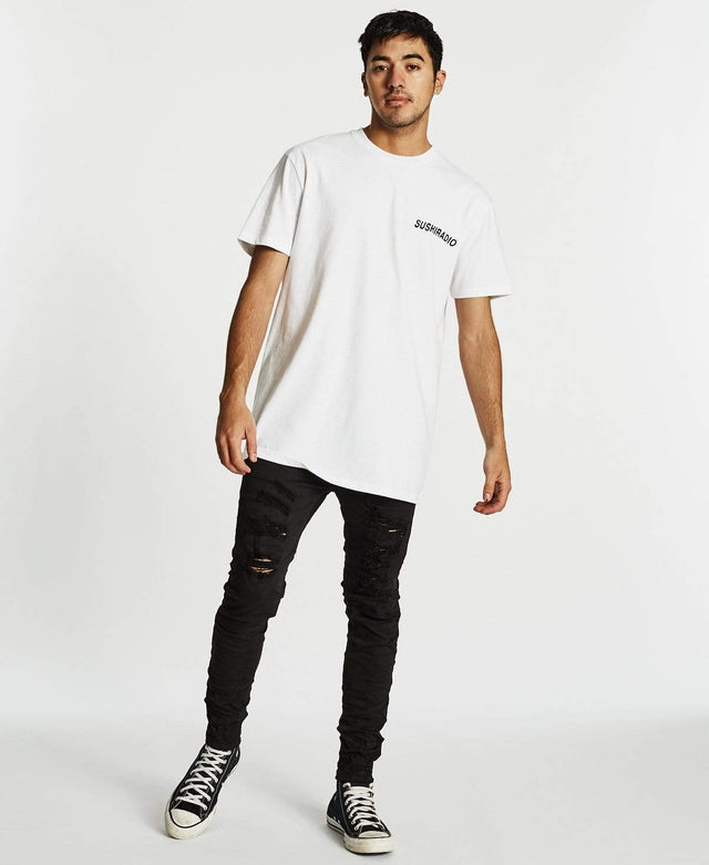 Sushi Radio Rest in Peace Relaxed T-Shirt White
