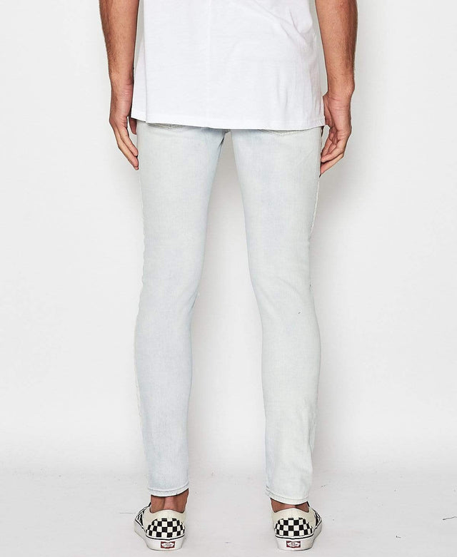Sushi Radio Thriller Tapered Fit Jean Bleached Indigo
