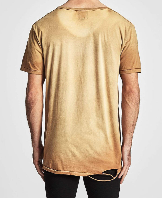 The People Vs Logo Spray T-Shirt Nicotine