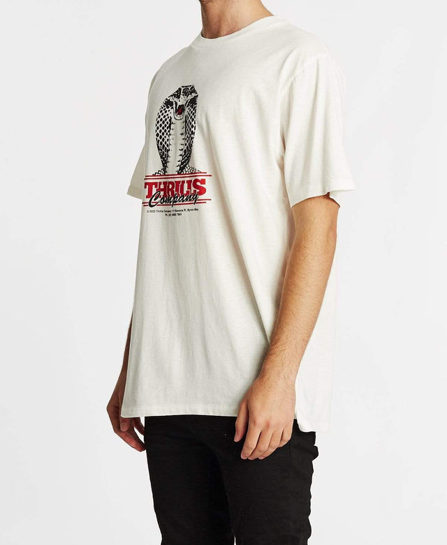 Thrills Bitten Merch Fit T-Shirt Dirty White