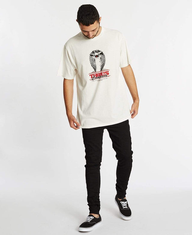 Thrills Bitten Merch Fit T-Shirt Dirty White