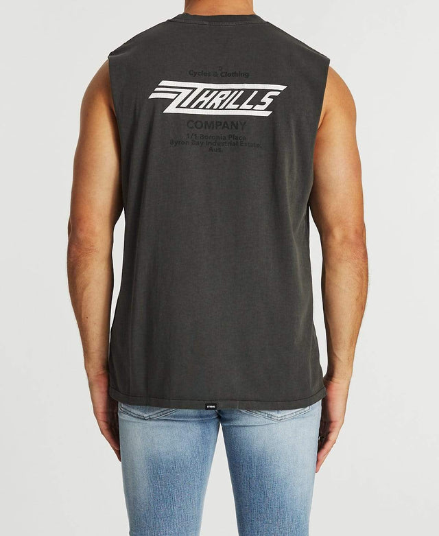 Thrills Hell Raisers Merch Fit Muscle Tee Merch Black