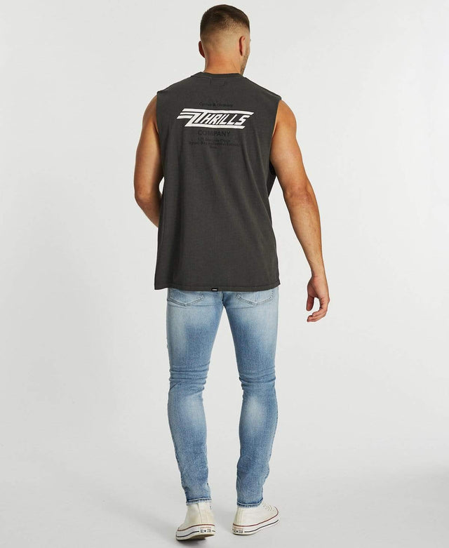 Thrills Hell Raisers Merch Fit Muscle Tee Merch Black