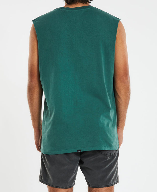 Thrills Minimal Thrills Merch Fit Muscle Tee Mallard Green
