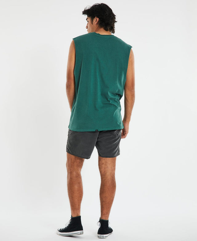 Thrills Minimal Thrills Merch Fit Muscle Tee Mallard Green