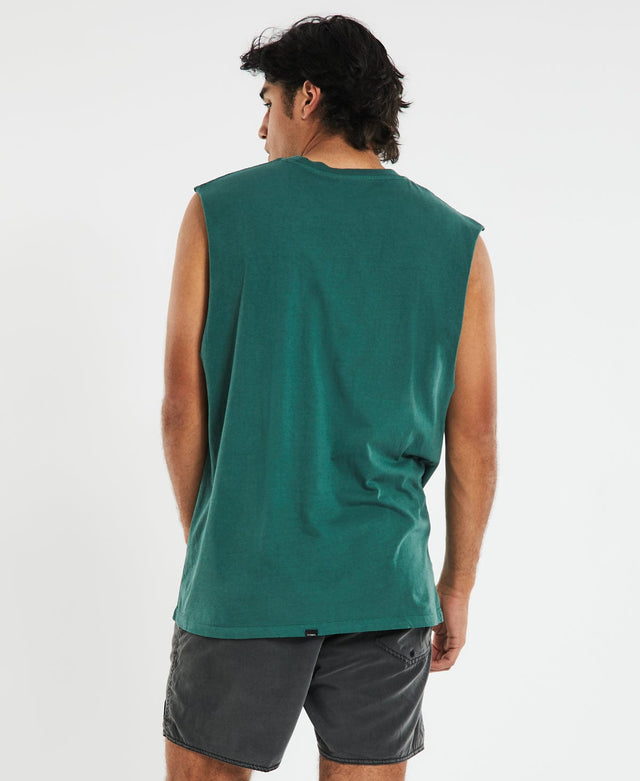 Thrills Minimal Thrills Merch Fit Muscle Tee Mallard Green