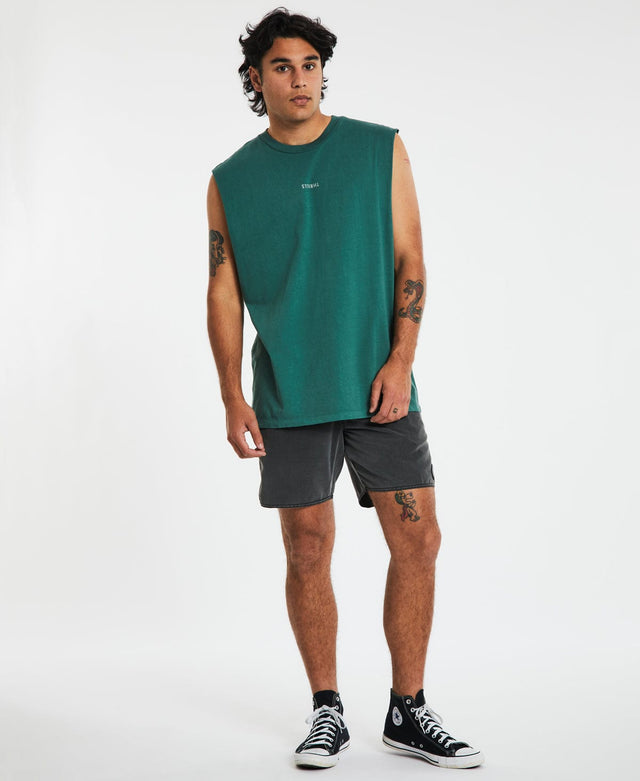 Thrills Minimal Thrills Merch Fit Muscle Tee Mallard Green
