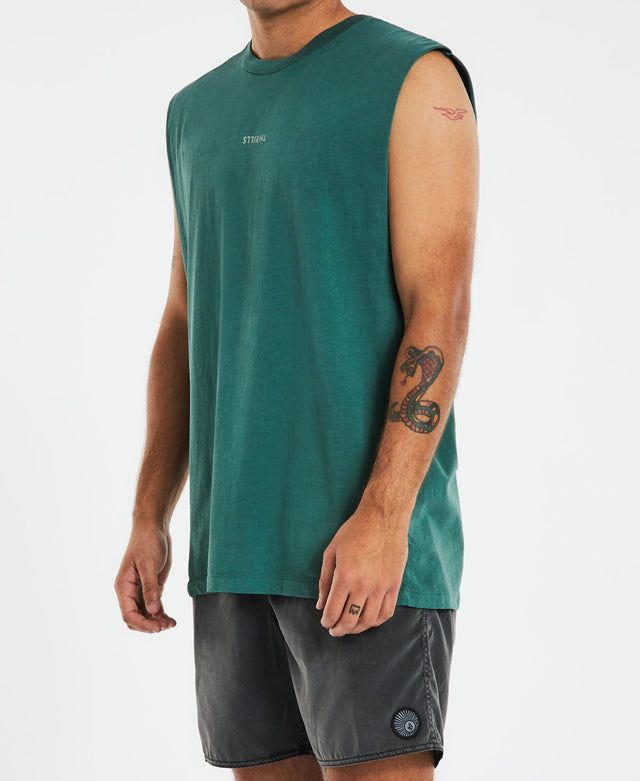 Thrills Minimal Thrills Merch Fit Muscle Tee Mallard Green