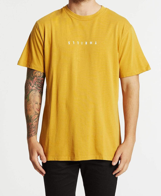 Thrills Minimal Thrills Merch Fit T-Shirt Sunlight Yellow