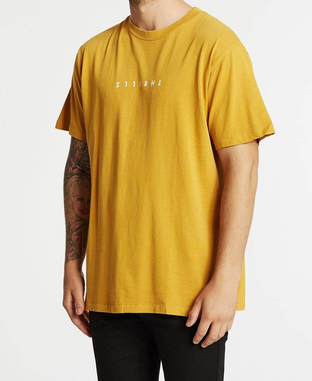 Thrills Minimal Thrills Merch Fit T-Shirt Sunlight Yellow