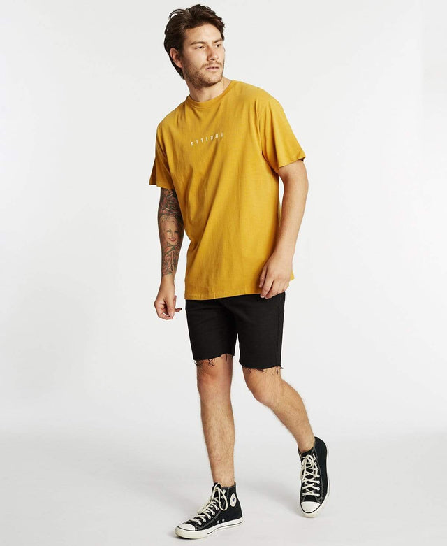 Thrills Minimal Thrills Merch Fit T-Shirt Sunlight Yellow