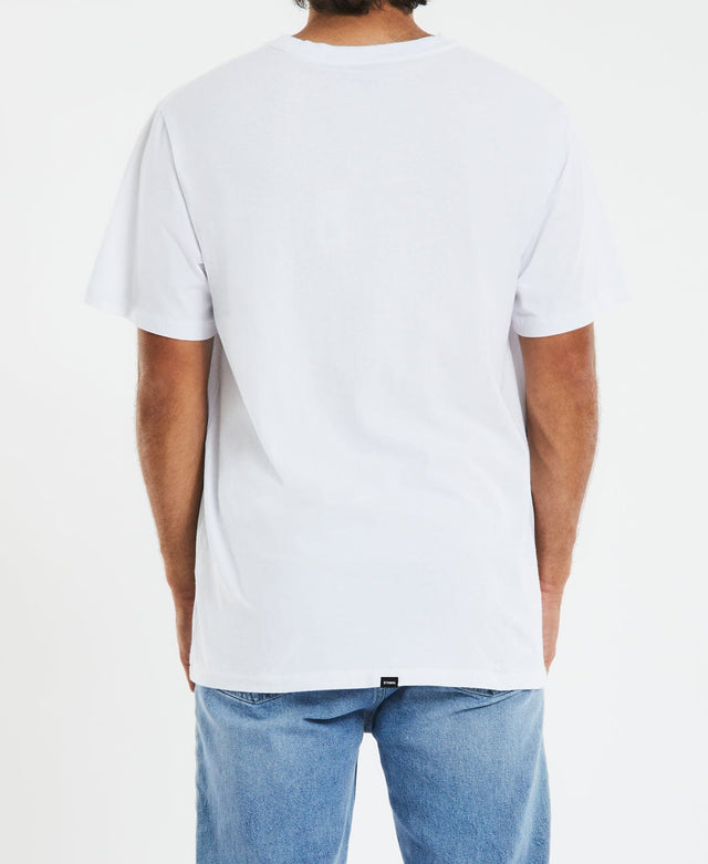 Thrills Spirituality Enlightenment Guaranteed Merch Fit T-Shirt White