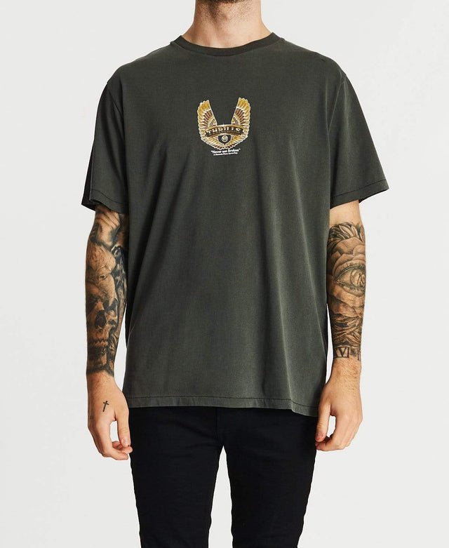 Thrills Wings of Steel Merch Fit T-Shirt Merch Black