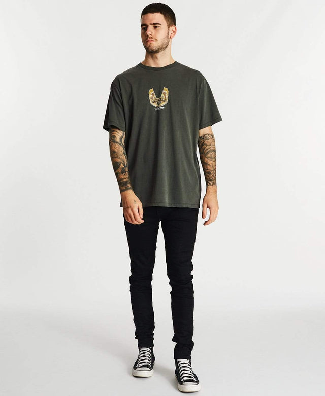 Thrills Wings of Steel Merch Fit T-Shirt Merch Black