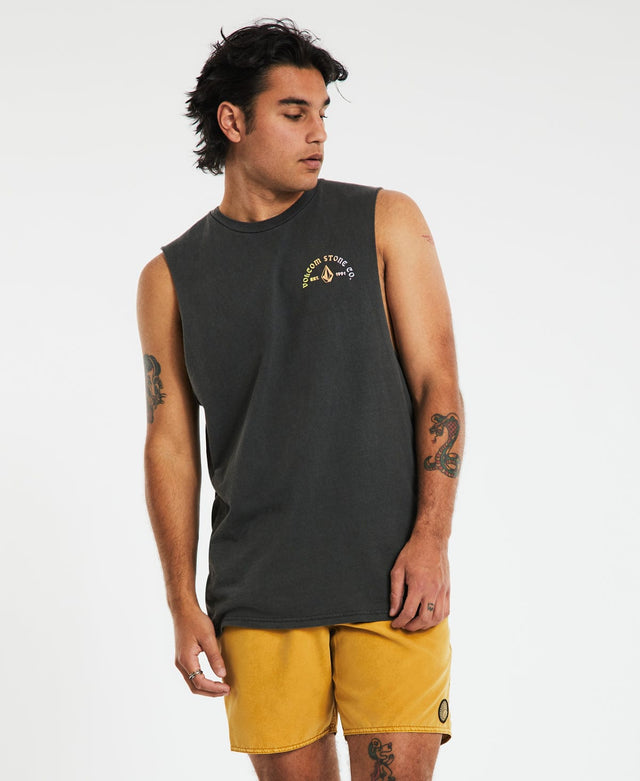 Volcom Archer Muscle Tee Black
