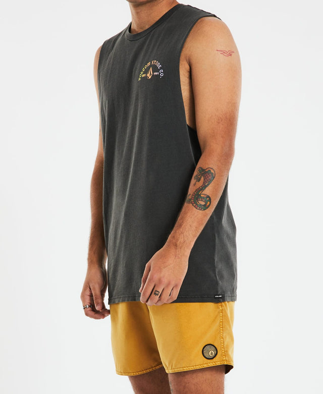 Volcom Archer Muscle Tee Black