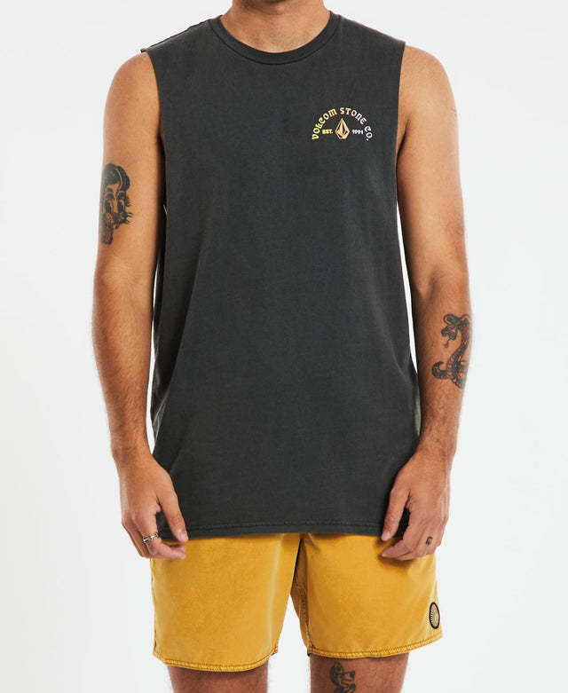 Volcom Archer Muscle Tee Black