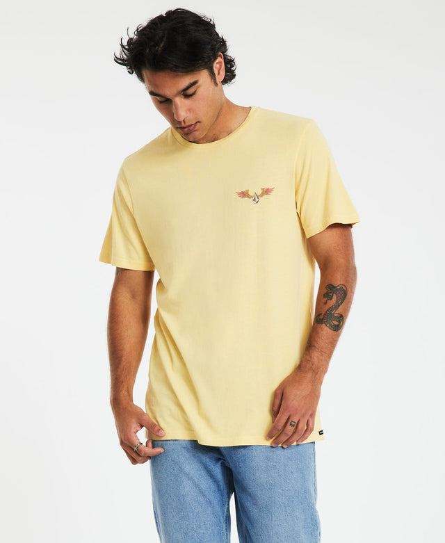Volcom Archer T-Shirt Straw Yellow