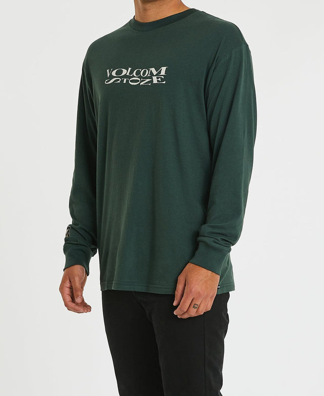 Volcom Skate Vitals Long Sleeve Shirt Cedar Green