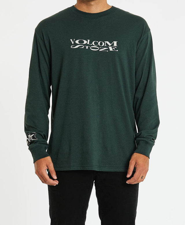Volcom Skate Vitals Long Sleeve Shirt Cedar Green