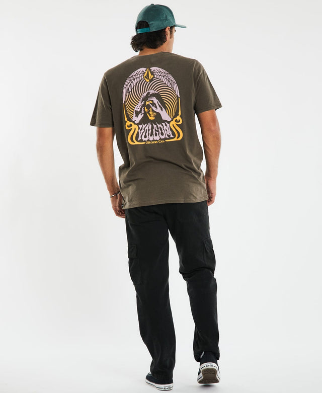 Volcom Subterraner T-Shirt Dark Brown