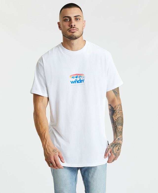 WNDRR Alpine Custom Fit T-Shirt White