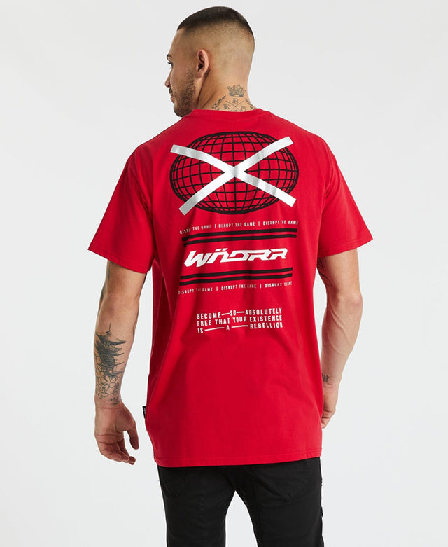 WNDRR Citadel Custom Fit T-Shirt Red