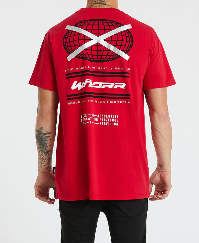 WNDRR Citadel Custom Fit T-Shirt Red