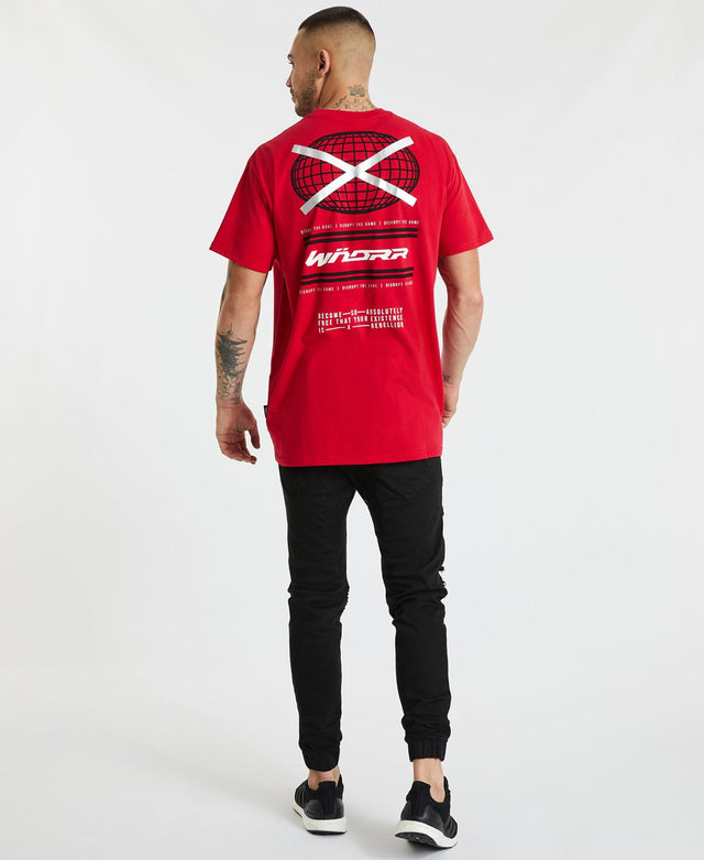 WNDRR Citadel Custom Fit T-Shirt Red