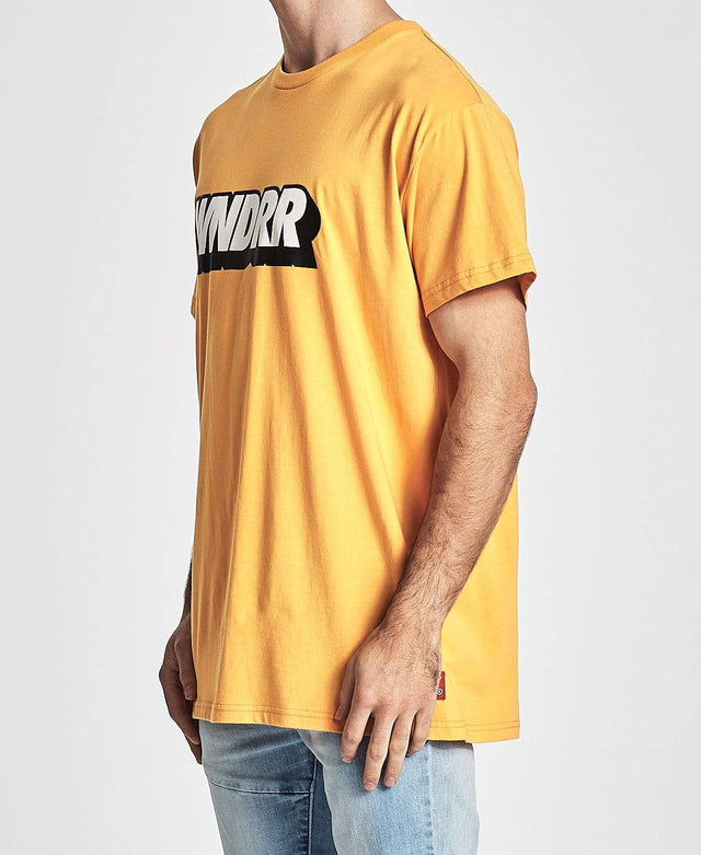 WNDRR Handle Custom Fit T-Shirt Yellow