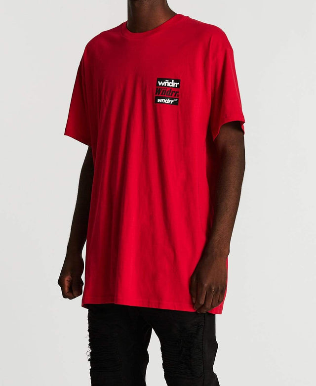 WNDRR ICONS CUSTOM FIT TEE Red