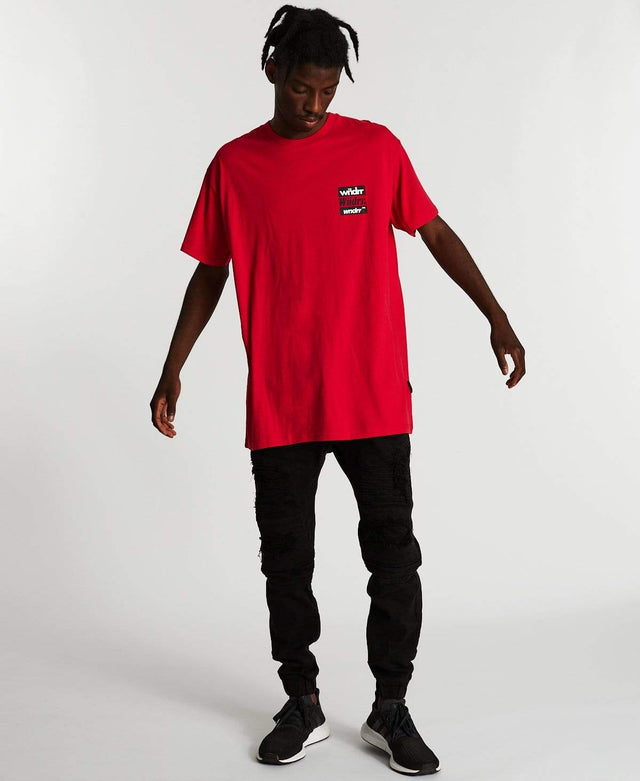 WNDRR ICONS CUSTOM FIT TEE Red