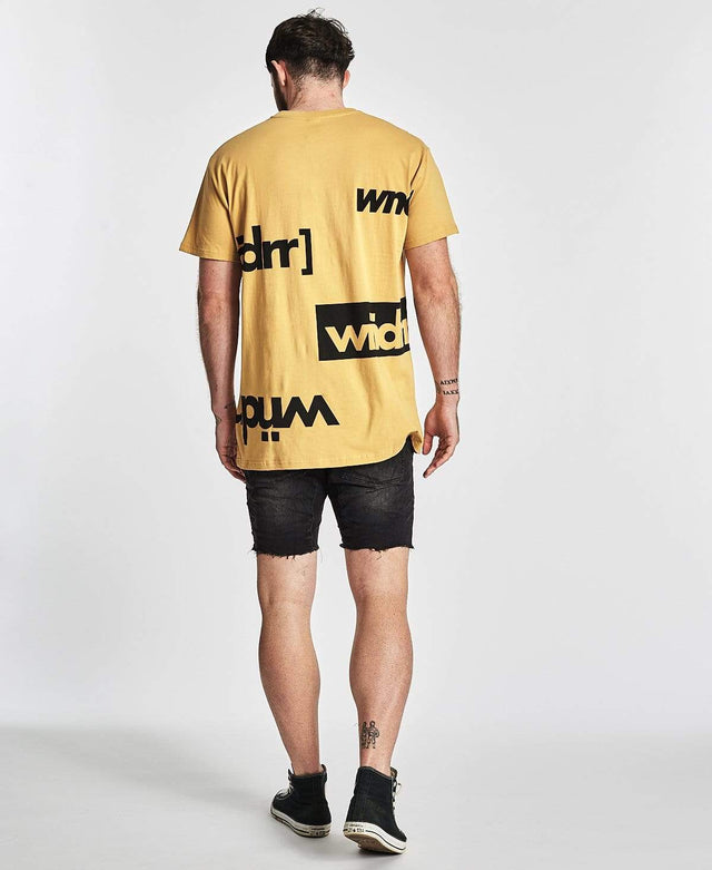WNDRR Identity Custom Fit T-Shirt Tan