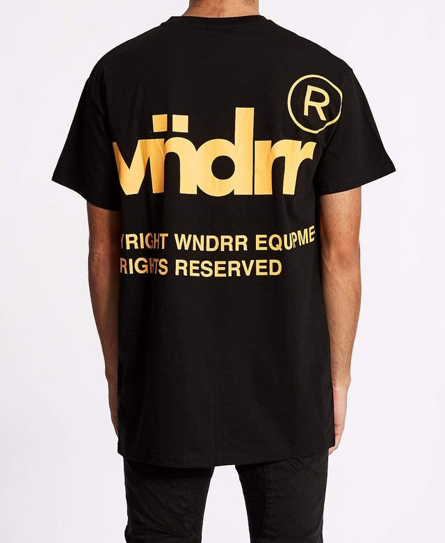 WNDRR Offcut Custom Fit T-Shirt Black