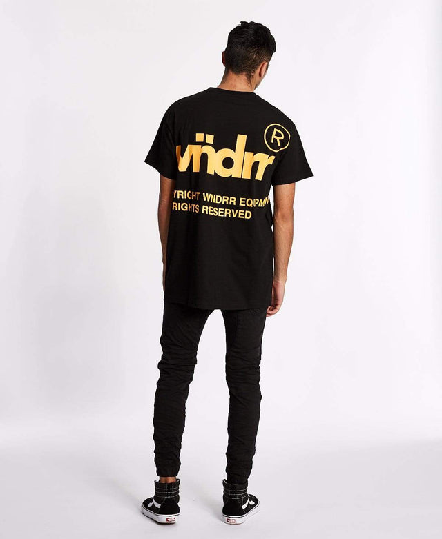 WNDRR Offcut Custom Fit T-Shirt Black