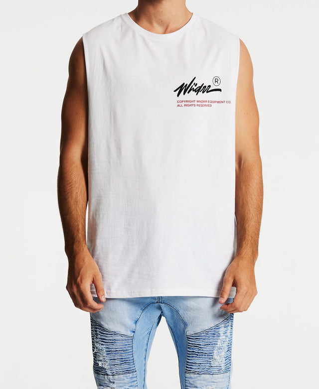 WNDRR Offends Muscle Tee White