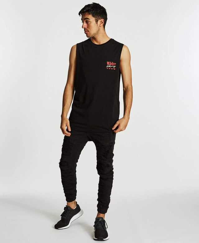 WNDRR Pit Lane Muscle Tee Black