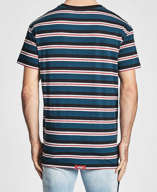 WNDRR Recess Stripe Custom Fit T-Shirt Multi Colour