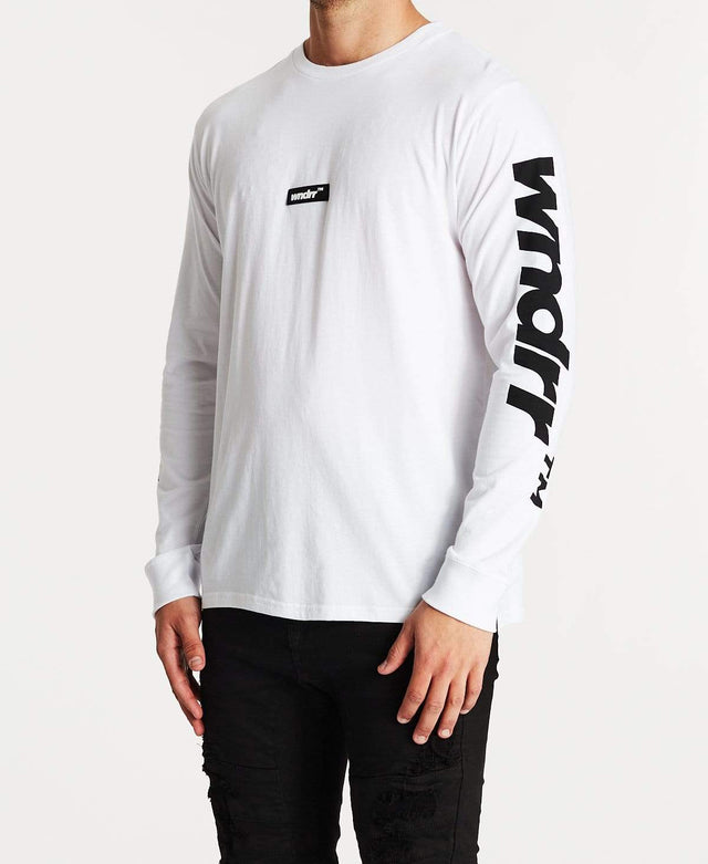 WNDRR Recoil Long Sleeve T-Shirt White