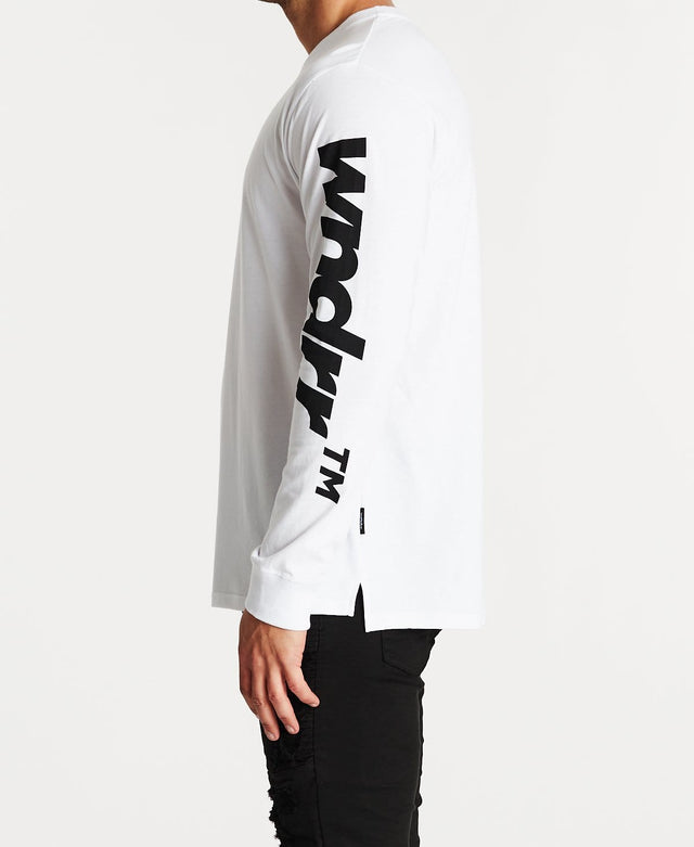WNDRR Recoil Long Sleeve T-Shirt White
