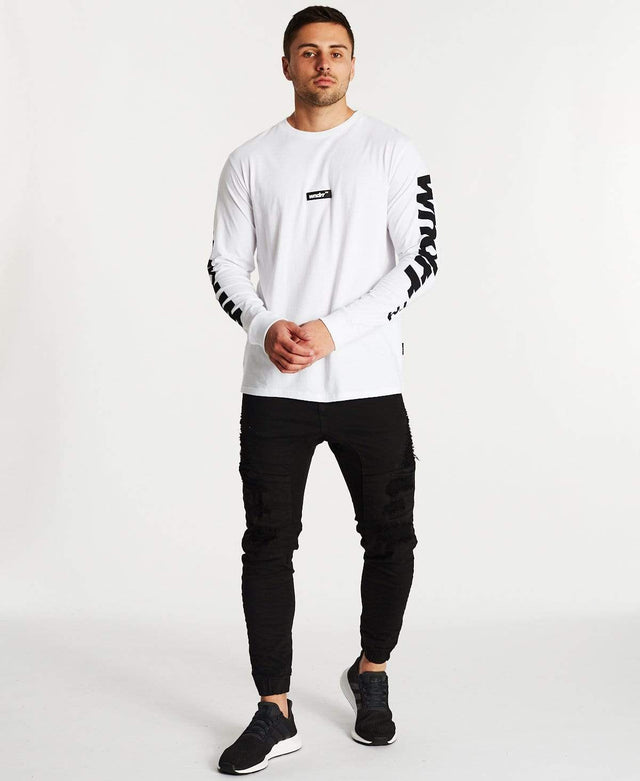 WNDRR Recoil Long Sleeve T-Shirt White