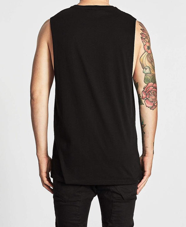 WNDRR Revive Muscle Tee Black