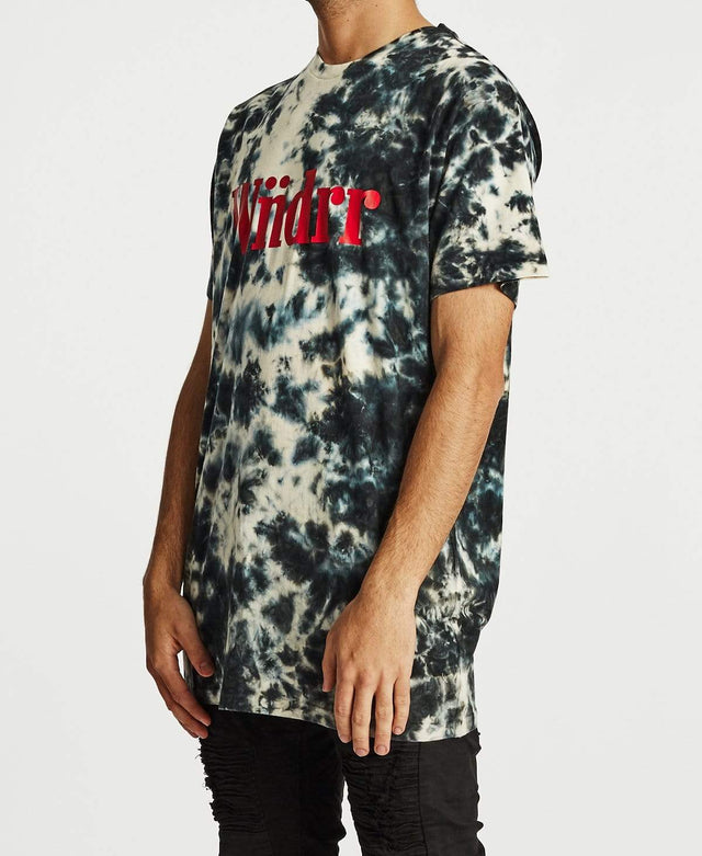 WNDRR Rufus Tie Dye Custom Fit T-Shirt Multi Colour